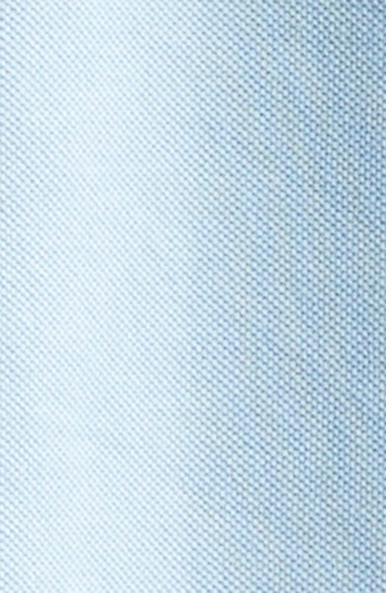 Thom Sweeney Long Sleeve Cotton Piqué Polo, Alternate, color, Light Blue