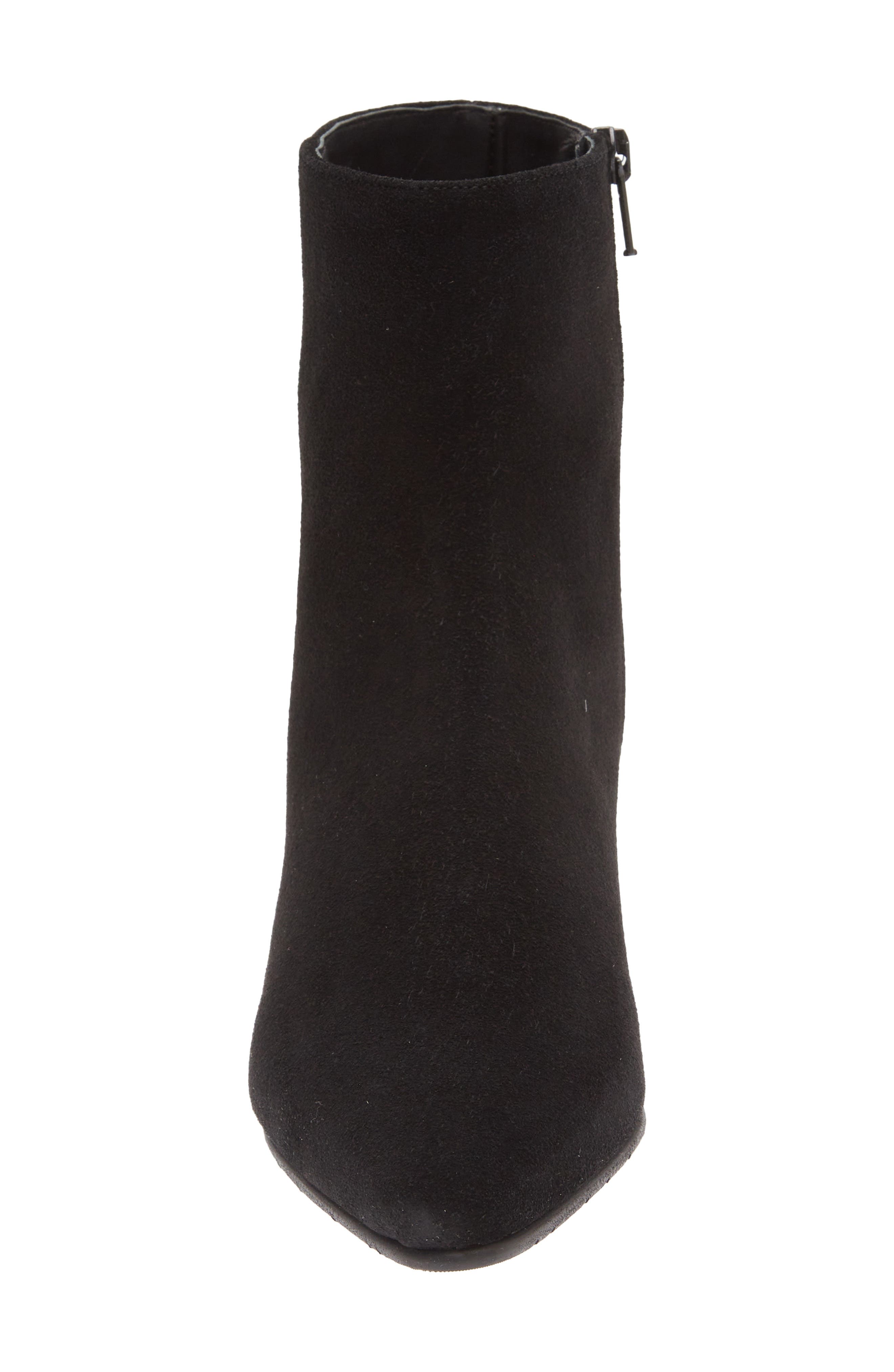 Kellini Waterproof Leather Wedge Bootie, Alternate, color, BLACK SUEDE