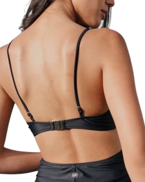 Biliblond Bikini Top Jordan In Black Lurex