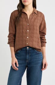 Cloth & Stone Texture Button-Up Shirt