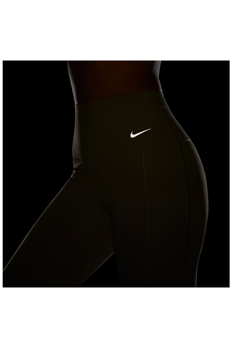 Universa Medium Support High Waist 7/8 Leggings, Alternate, color, NEUTRAL OLIVE/ BLACK