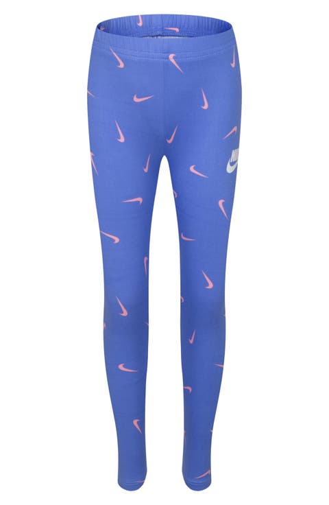 Kids' Swoosh Fetti Leggings (Toddler & Little Kid)
