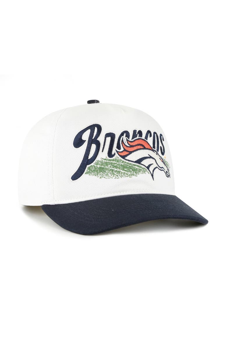 Men's '47 Cream Denver Broncos  Enfield Hitch Adjustable Hat, Alternate, color, Cream