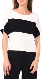 Halogen® Boat Neck Drop Shoulder Top