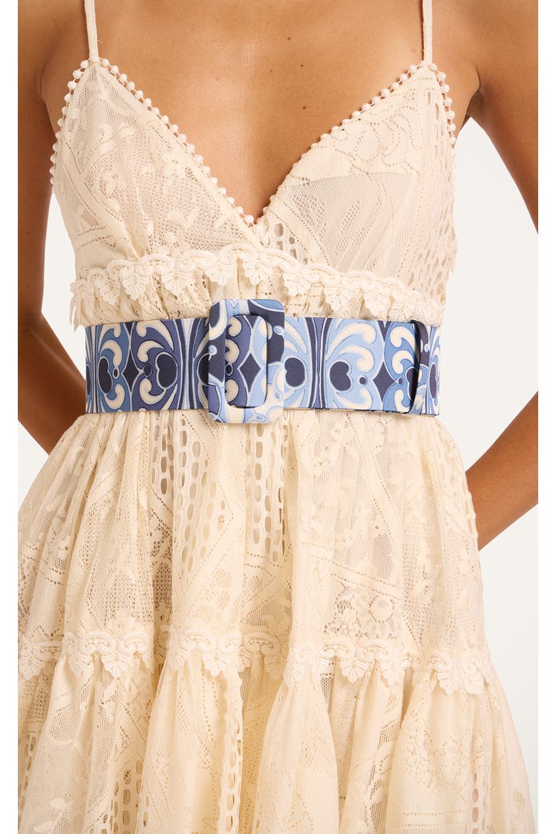 Medium Belt, Alternate, color, Cocoon Blue