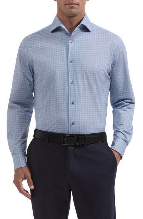Devon OoohCotton Tech Grid Stretch Shirt