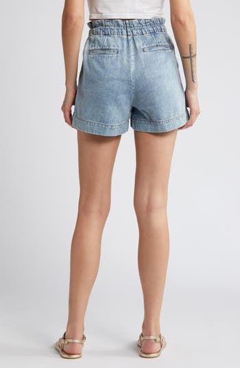 Foster Paperbag Denim Shorts