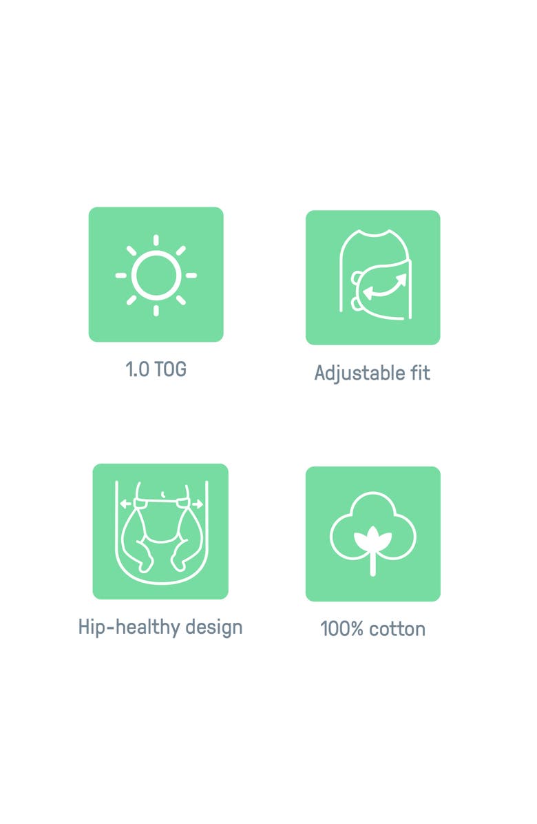 INGENUITY SwaddleMe by Ingenuity Original Swaddle for Baby, Alternate, color, Peekaboo Sloth