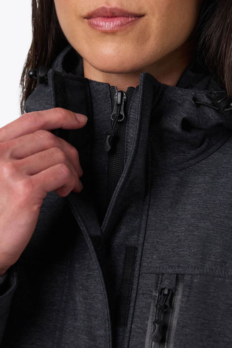 Adventure Waterproof Heated Jacket, Alternate, color, Heather Grey