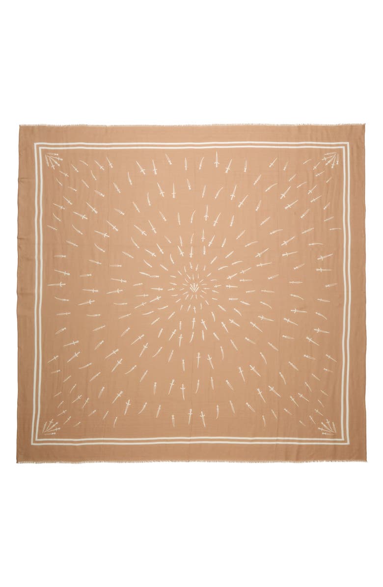 rag & bone Dagger Print Scarf, Alternate, color,