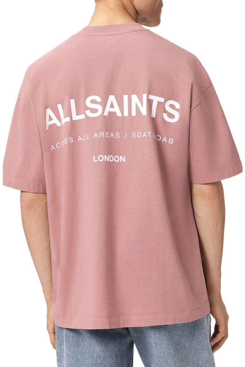 Backstage Graphic T-shirt, Alternate, color, WOODROSE PINK