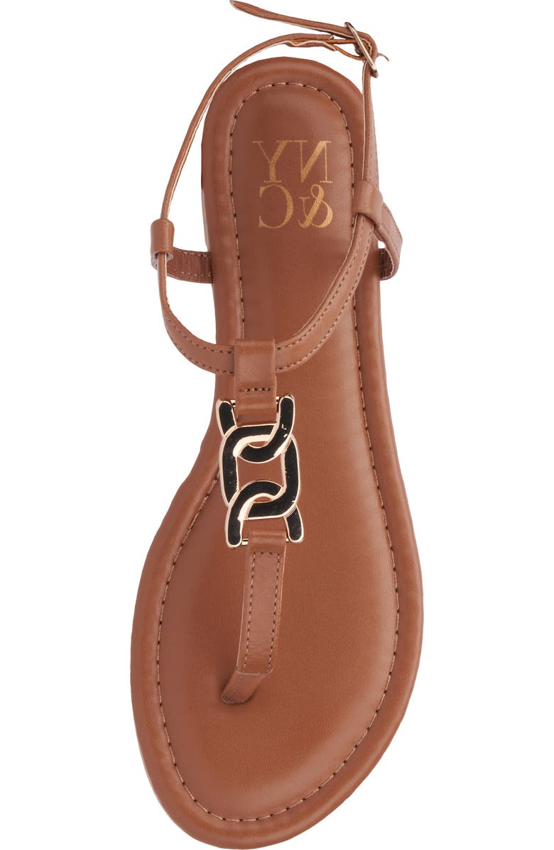 NEW YORK AND COMPANY Kaia T-Strap Sandal, Alternate, color,