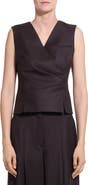 Theory Clean Wrap Wool Vest