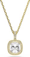 Swarovski Una Cushion Crystal Pendant Necklace