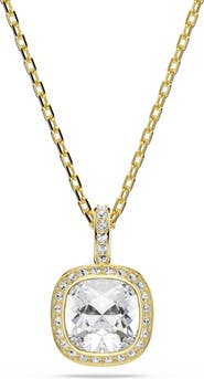 Swarovski Una Cushion Crystal Pendant Necklace