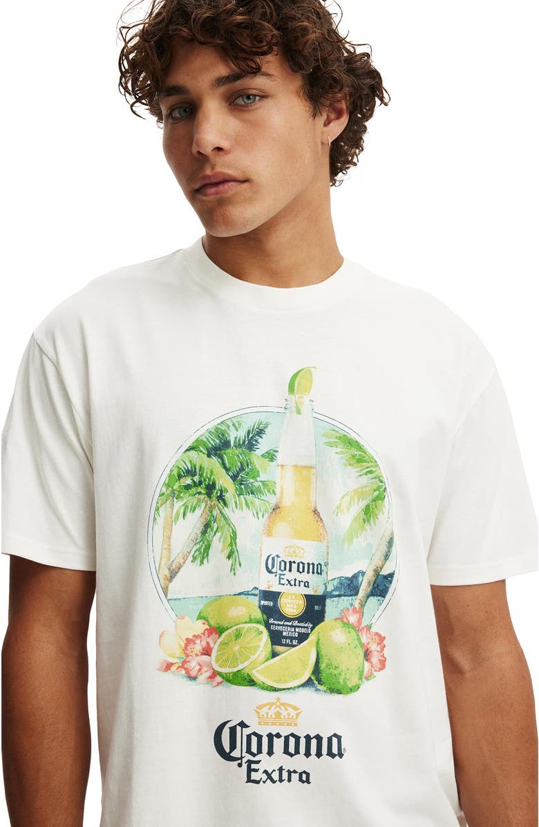 Cotton On Men's Loose Fit License T-Shirt, Alternate, color, Lcn Con Vintage White