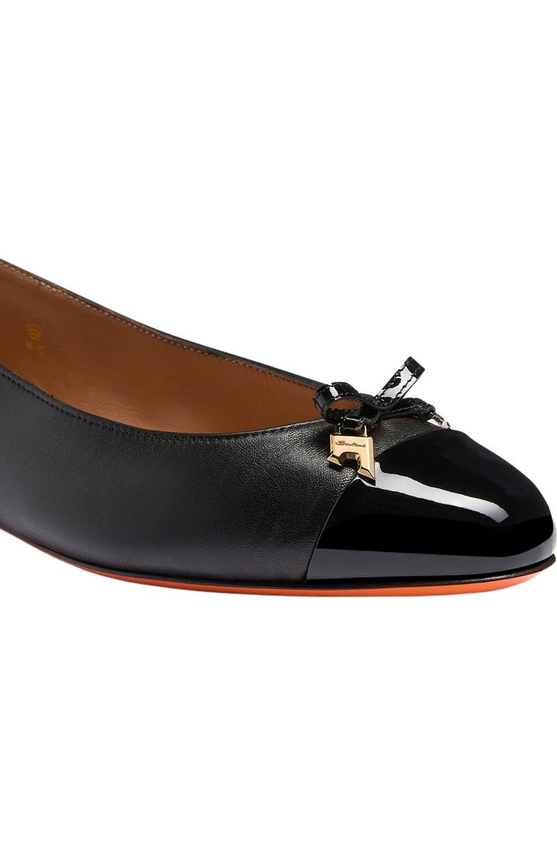 Santoni Women
s ballet flat, Alternate, color, Black