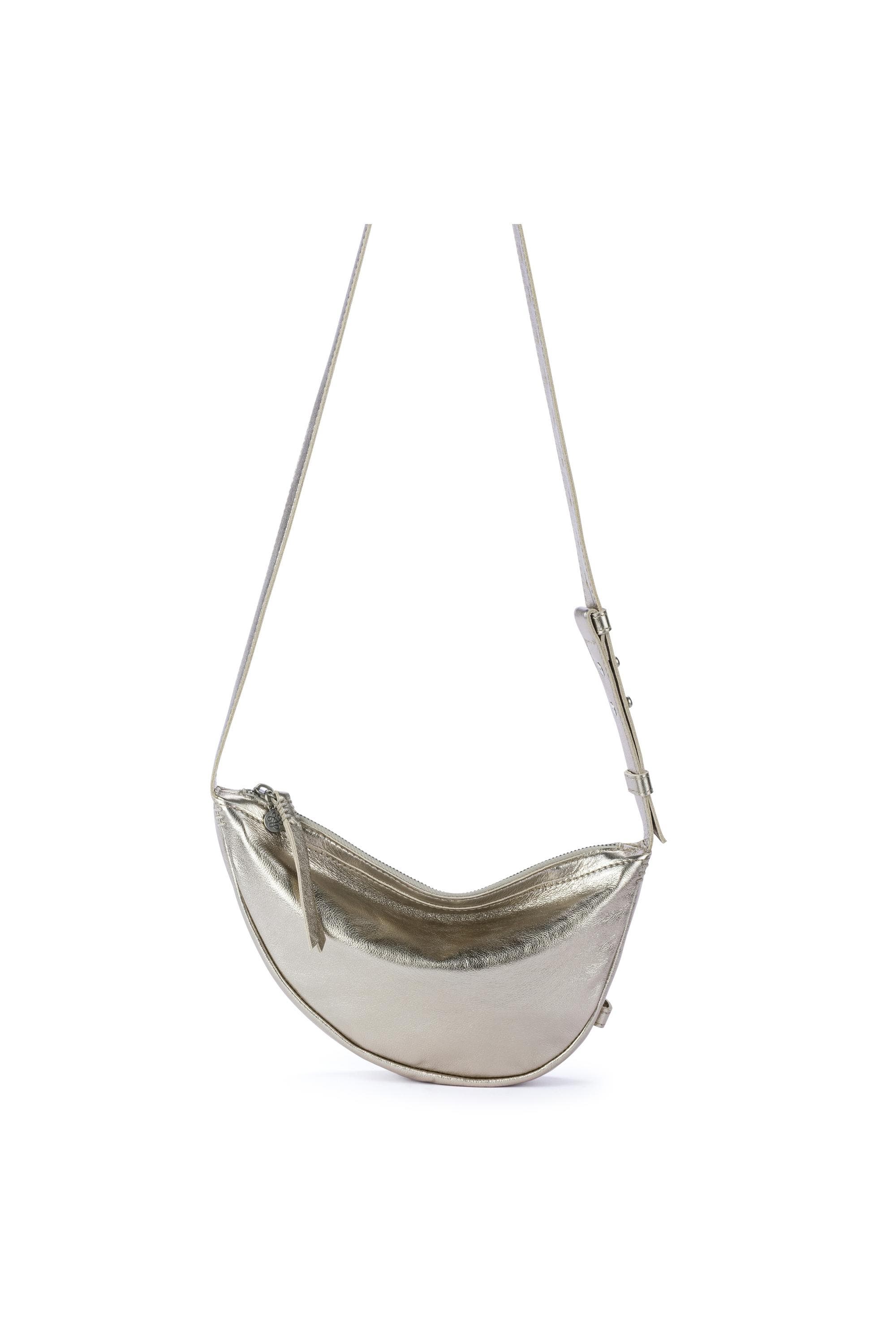 Tess Sling Leather Bag, Alternate, color, Pyrite