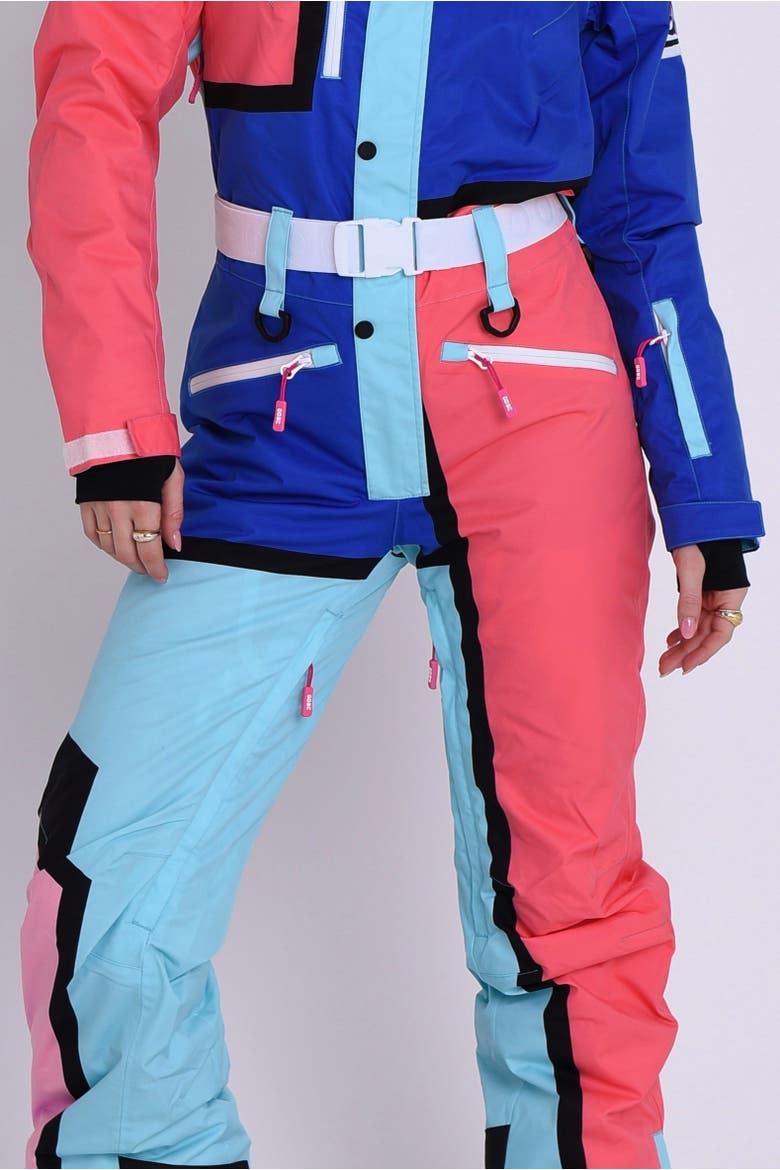 Penfold x OOSC Women's Ski Suit, Alternate, color, Color-blocked panels of