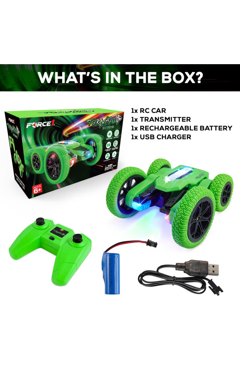 Force1 Tornado Extreme Off-Road RC Car, Alternate, color, Green