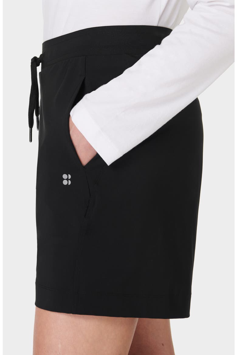 Explorer Drawstring Shorts, Alternate, color, BLACK