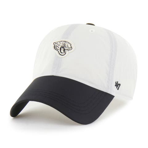 Men's '47 Cream Jacksonville Jaguars Modernia Clean Up Adjustable Hat