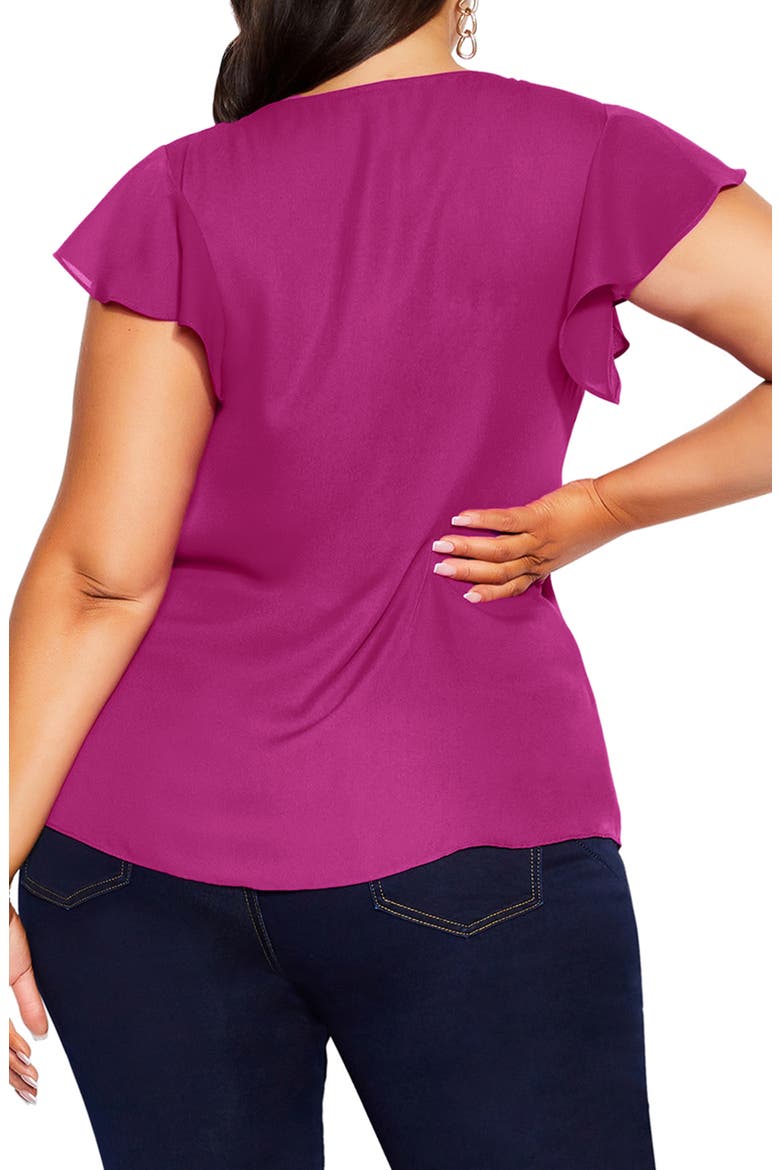 Fling Half Zip Top, Alternate, color, MAGENTA