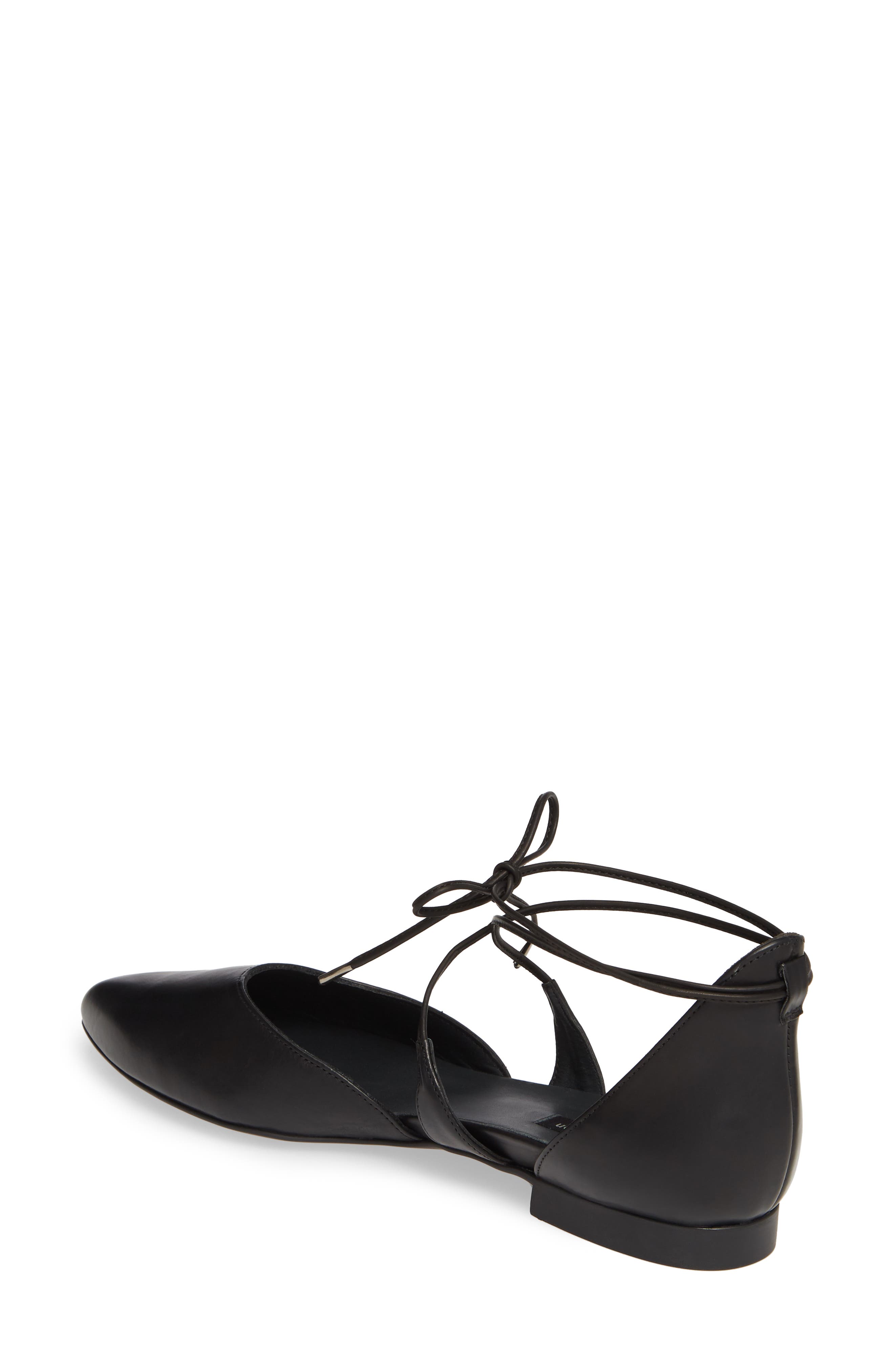 Paul Green Lace Up Flat, Alternate, color, 