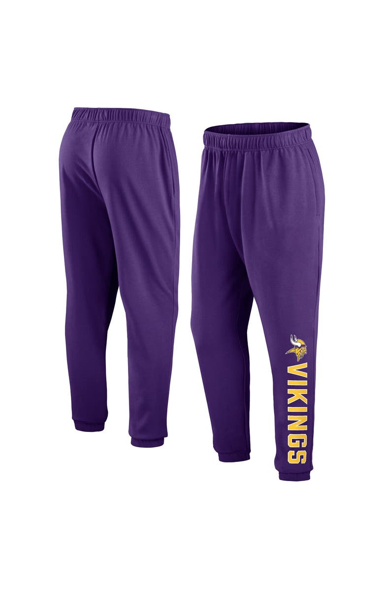 FANATICS Men's Fanatics Branded Purple Minnesota Vikings Big & Tall Chop Block Lounge Pants, Main, color, 
