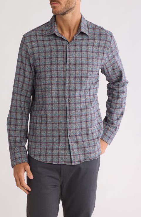 Clive Plaid Button-Up Shirt