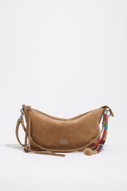 Bimba y Lola Medium Leather Trapecio Bag