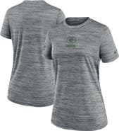 Nike Women's Nike Gray Green Bay Packers Sideline Velocity Performance T-Shirt
