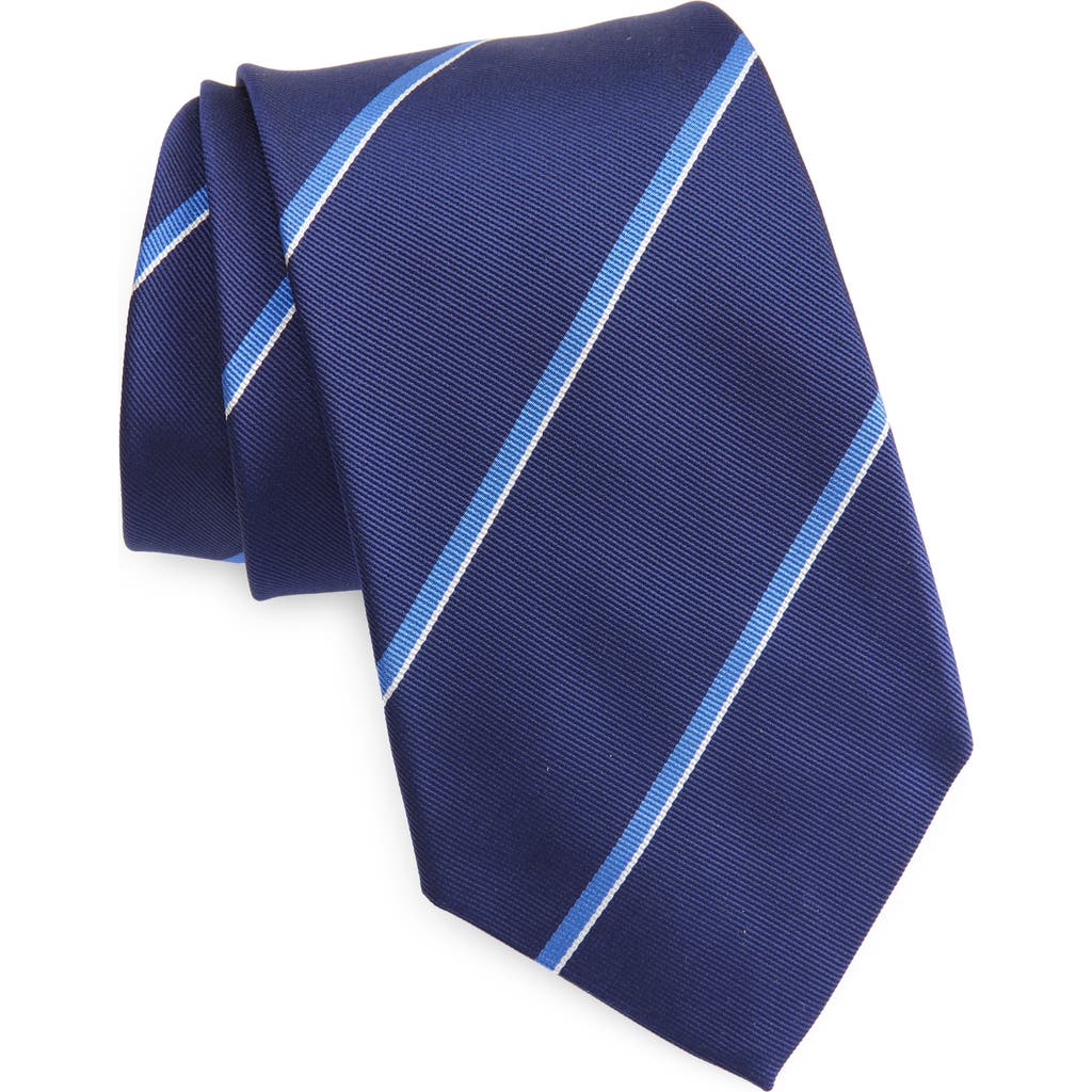 Ralph Lauren Purple Label Super Repp Stripe Silk Tie