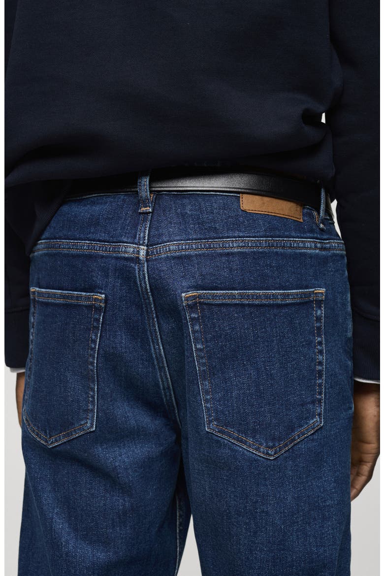 Ben Tapered Jeans, Alternate, color, DARK BLUE