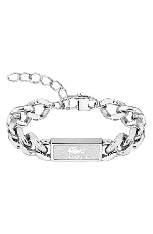 Lacoste Backhand Bracelet In Metallic