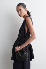COS Gathered Pouch Bag - Leather