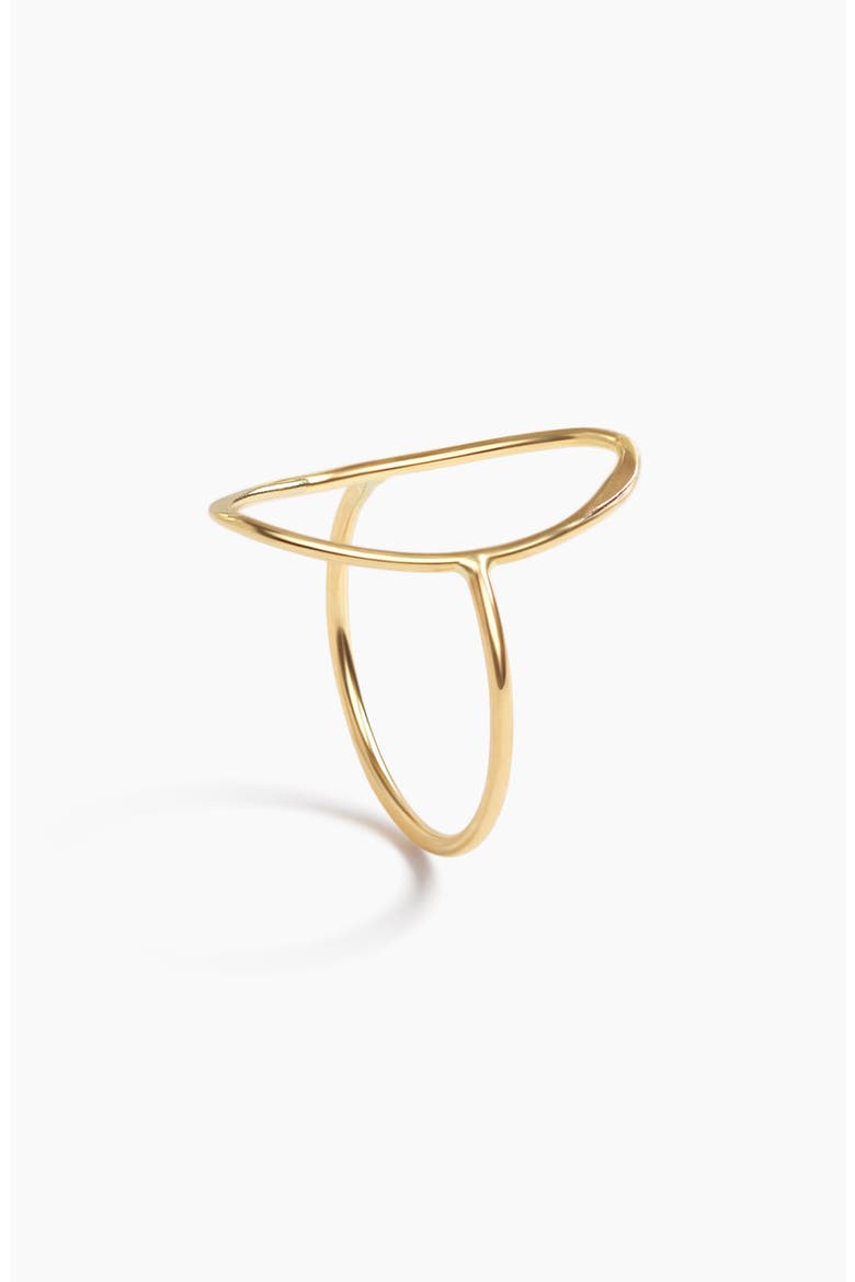 Aspen Oval Ring Gold-filled, Alternate, color, Gold