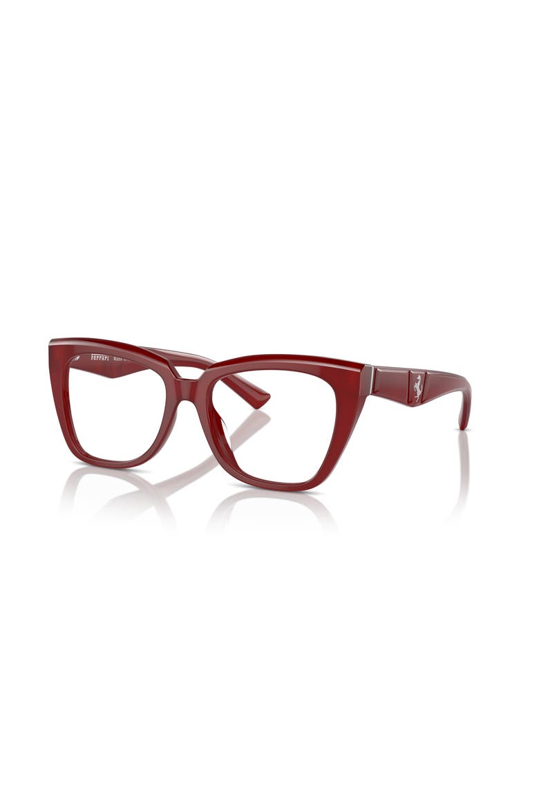 52mm Square optical glasses, Main, color, Red