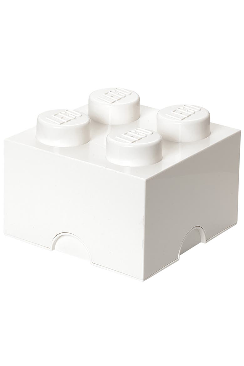 Storage Brick 4, White, Alternate, color, White