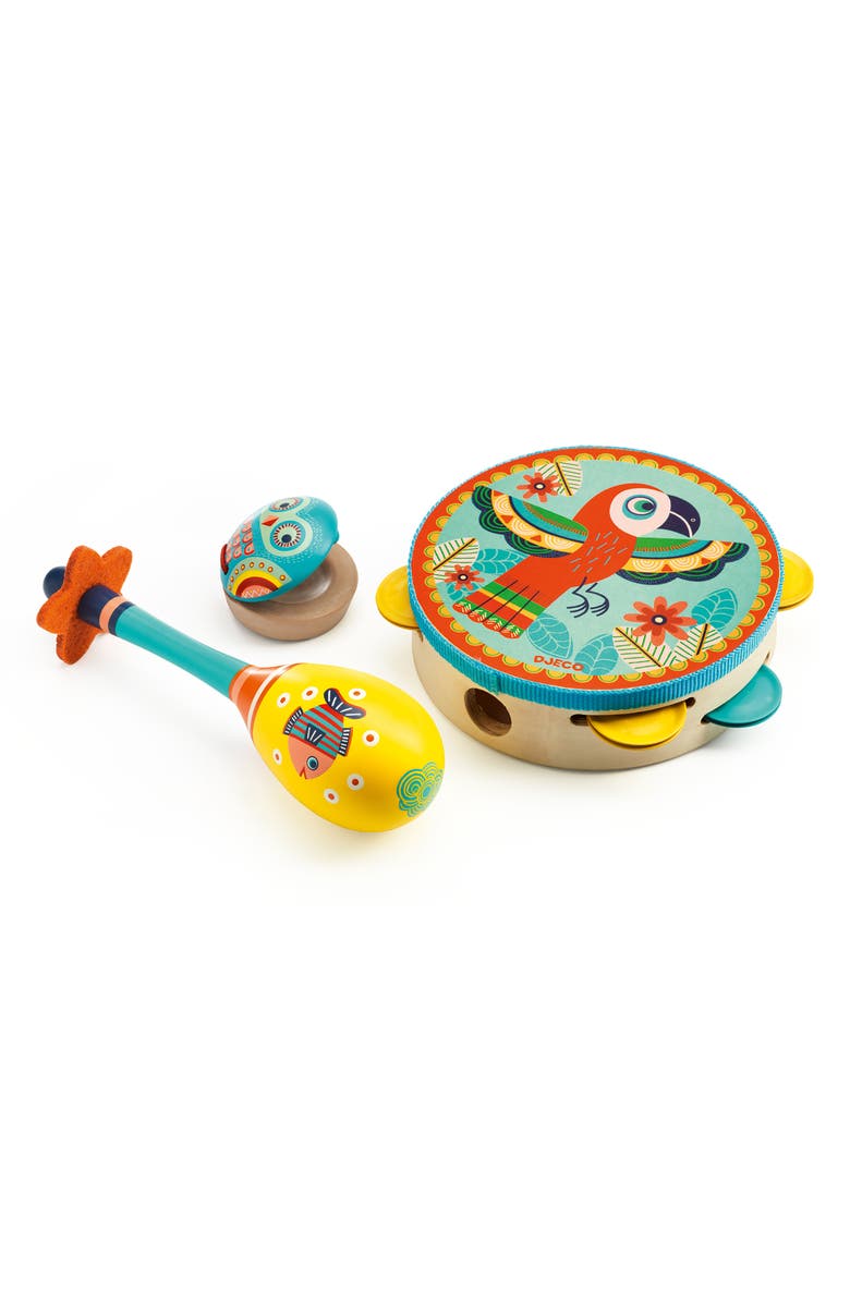 Djeco Animambo Set of 3 Instruments, Alternate, color, Multi