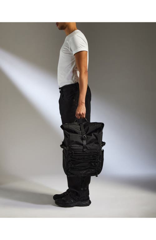 Antler Discovery Roll Top Backpack In Black