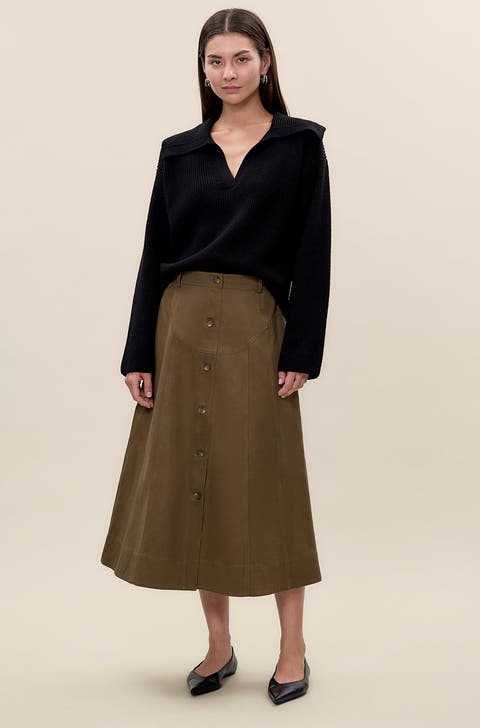 Aria Twill Skirt