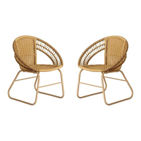 Kids' Washable Wicker Chair - Set of 2