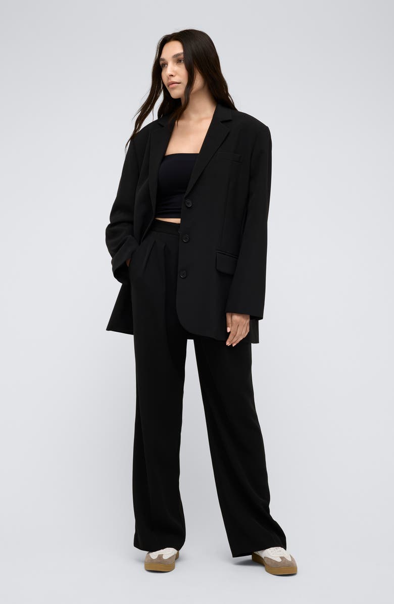 Kenneth Cole Vision Stretch Twill Jacket, Alternate, color, Black