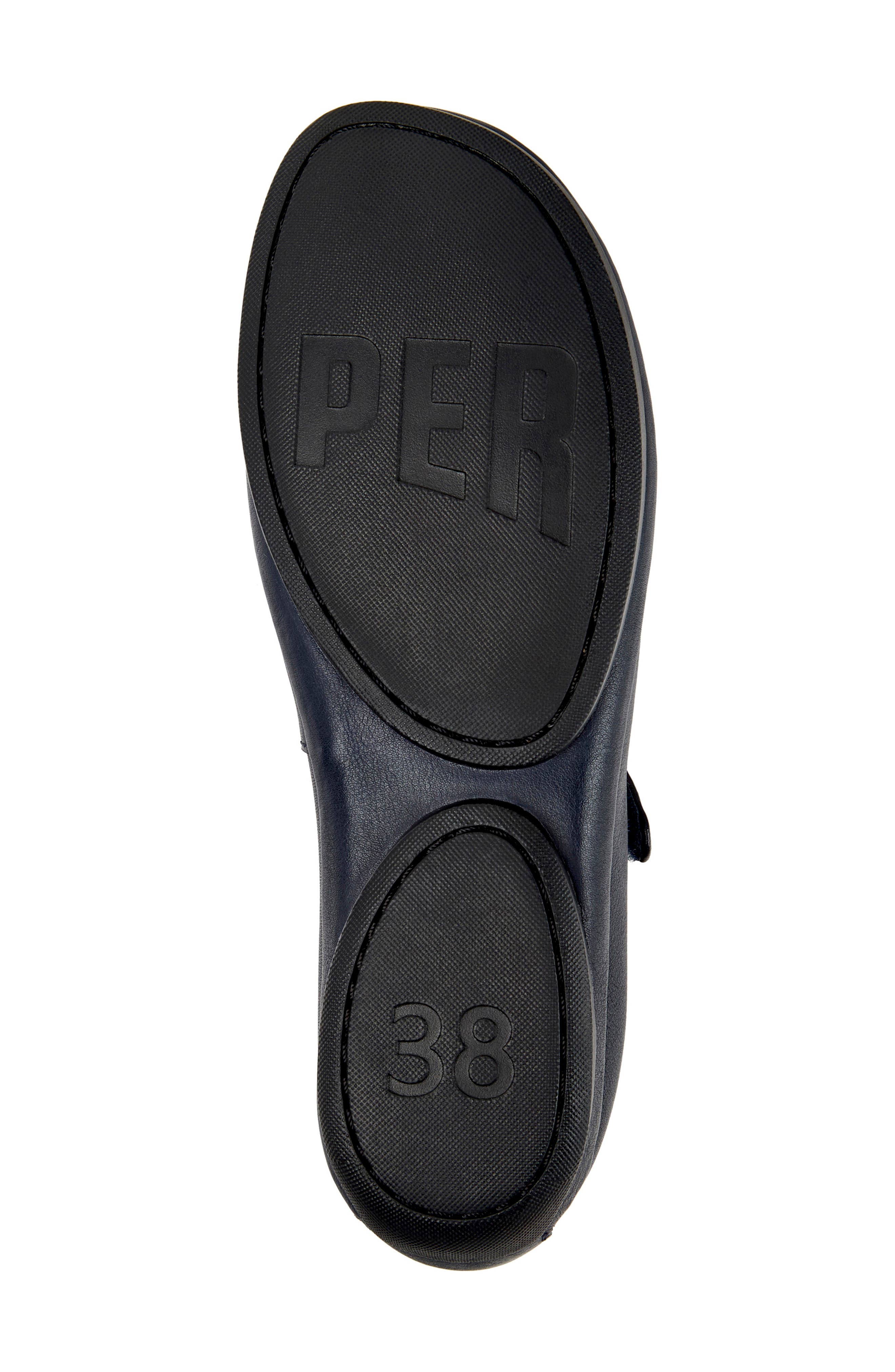 Right Nina Mary Jane Flat, Alternate, color, DARK BLUE