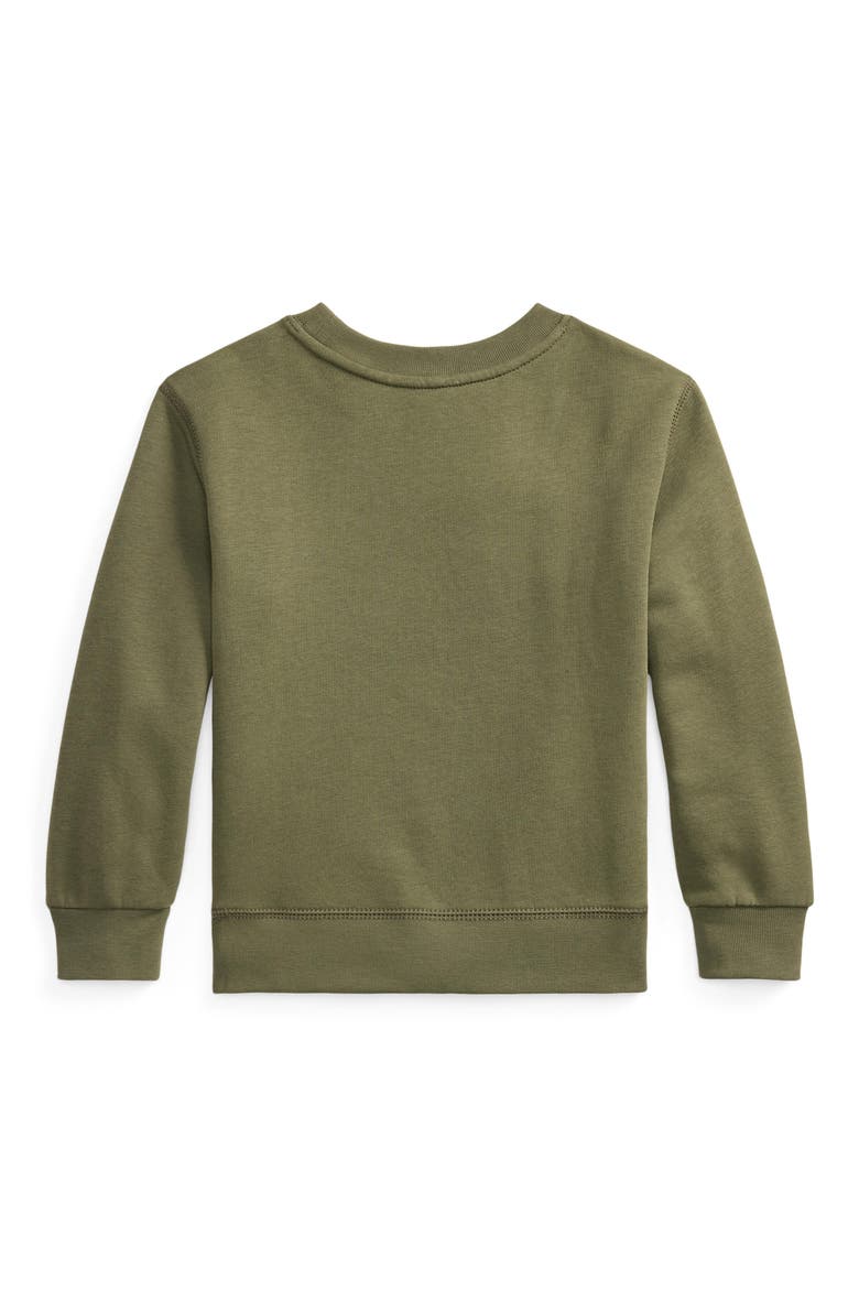 Kids' Logo Graphic Print Sweatshirt, Alternate, color, CRUISE OLIVE