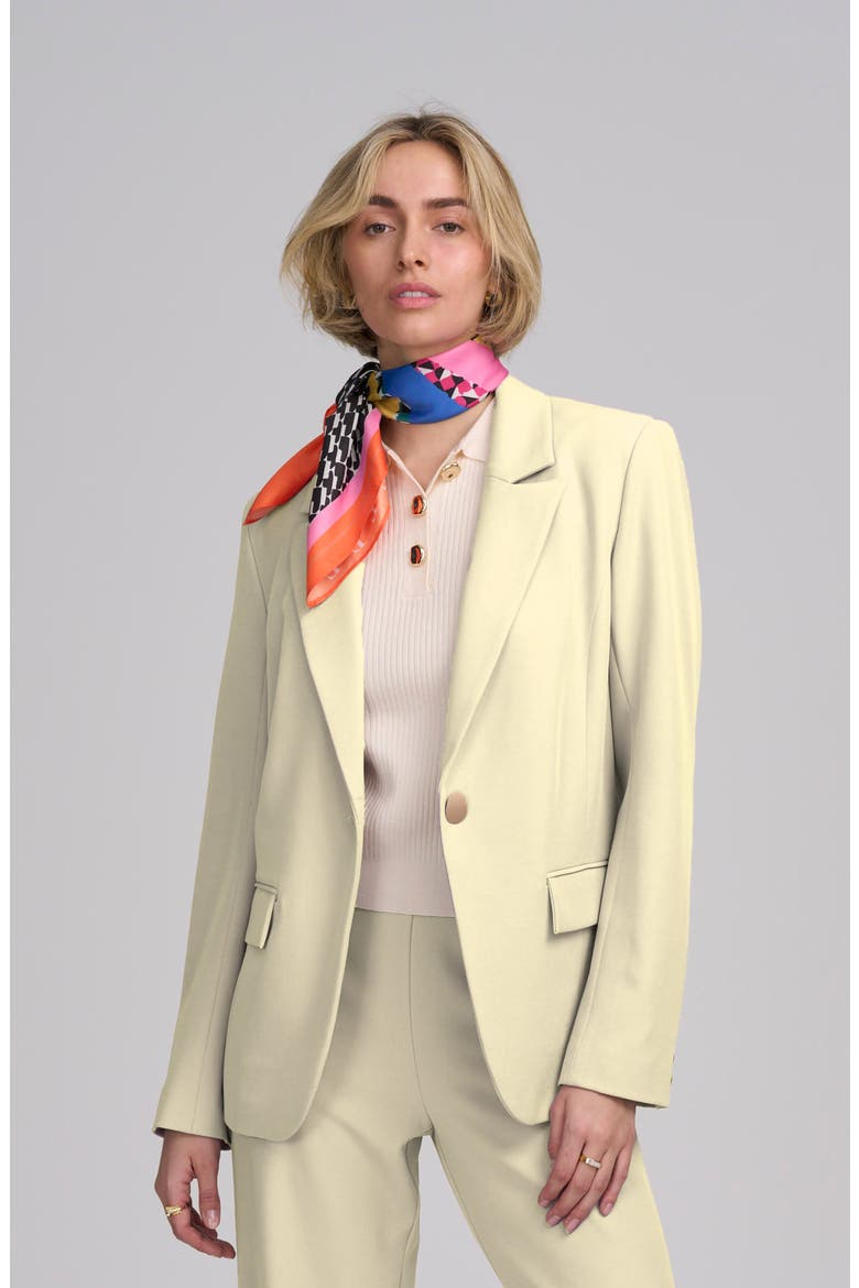 One Button Jacket, Main, color, BUTTER
