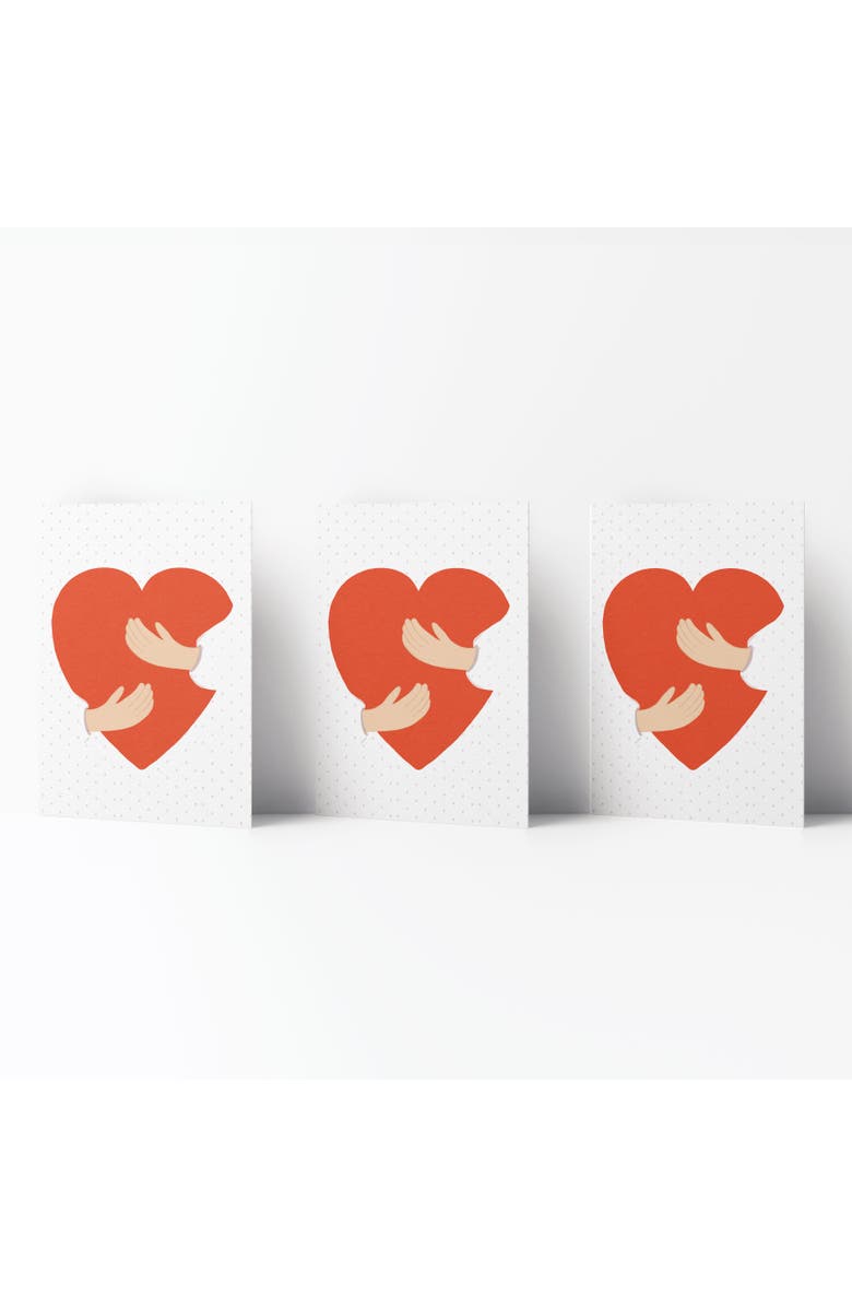 Ramus & Co Love/Friendship Greeting Card Pack (3ct) "Heart Card", Main, color, Multi-Pack
