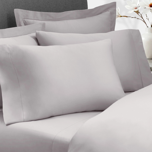 Ela Lane Usa Signature Sateen Hemstitched Sheet Sets In Brown