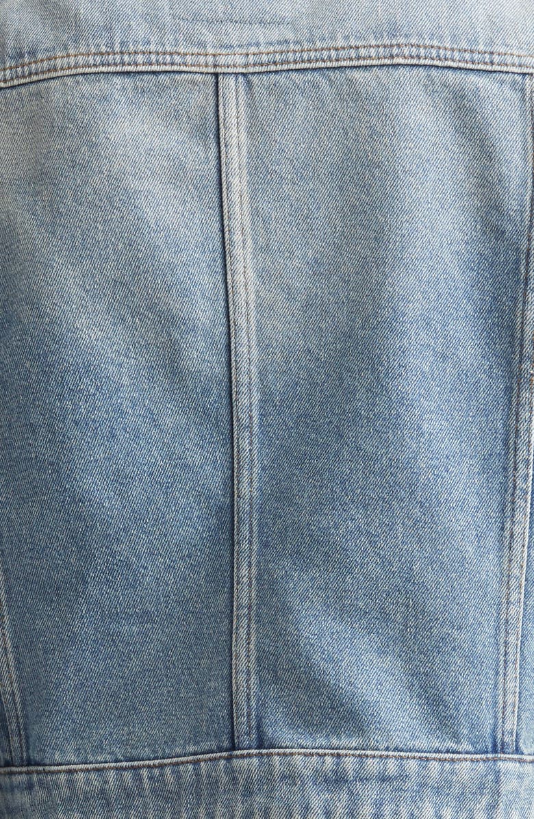 Courrèges Reedition Denim Jacket, Main, color, Denim Bleu Delave